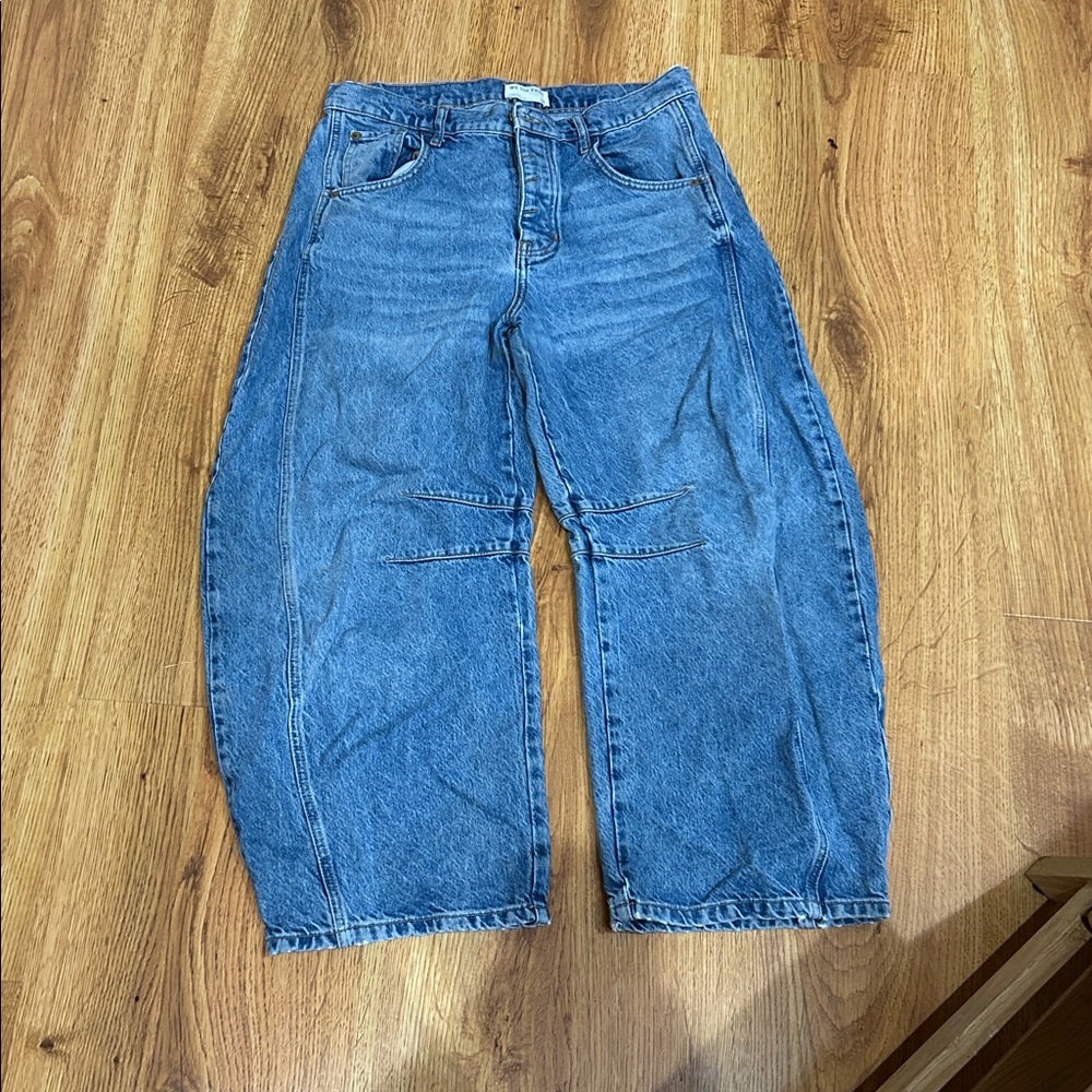 We The Free good luck barrel Jeans 28 ultra light beam